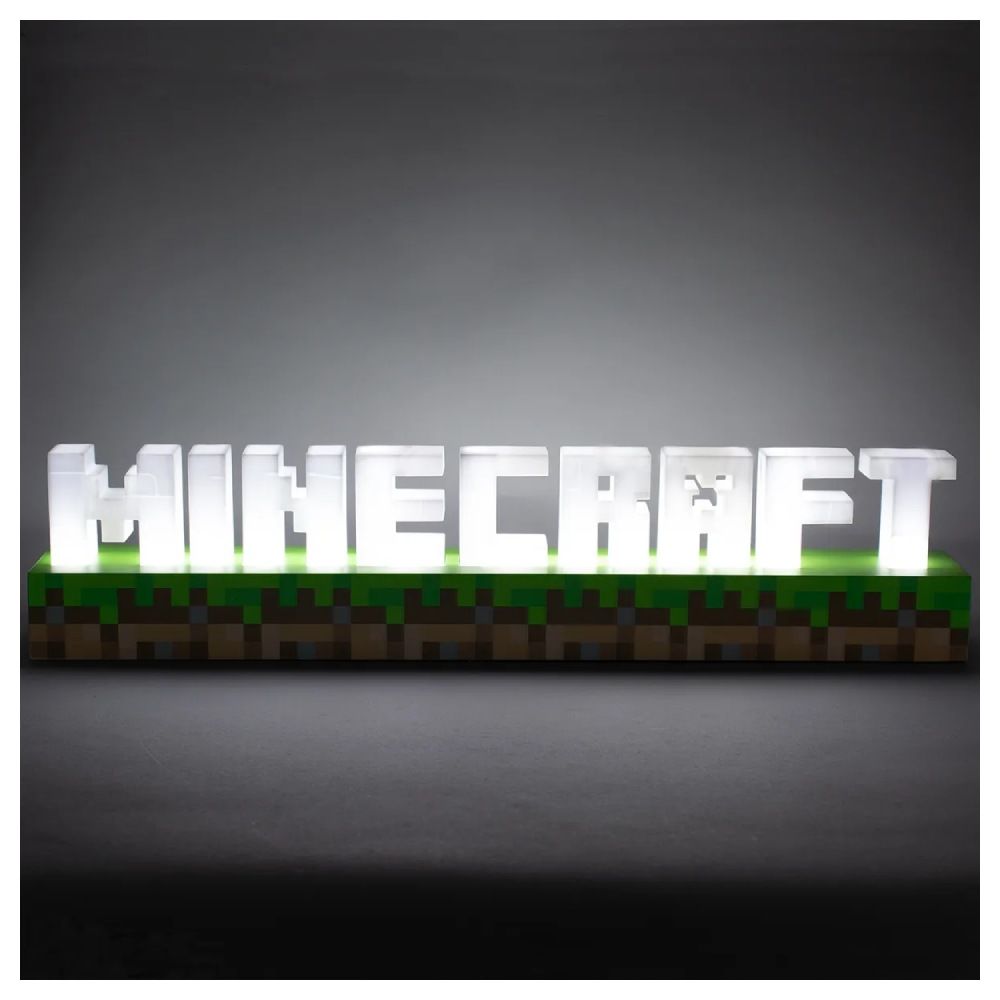 Светильник Minecraft Logo Light | Купить настольную игру в магазинах ...