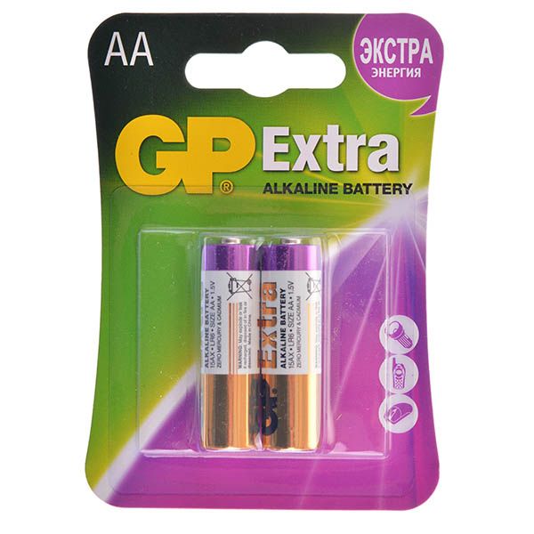 

Батарейки GP АA Extra 2шт